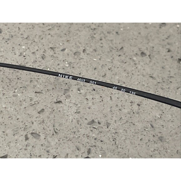 Nike with Flexon 4603 001 Eyeglass Frames ONLY 45-20-135 Black metal full rim main image 13